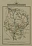 Post Road Map from London to Edinburgh - Colsterworth to Allington