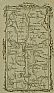 Post Road Map from London to Edinburgh - Prestonhaugh to Tranent Moor through Haddington